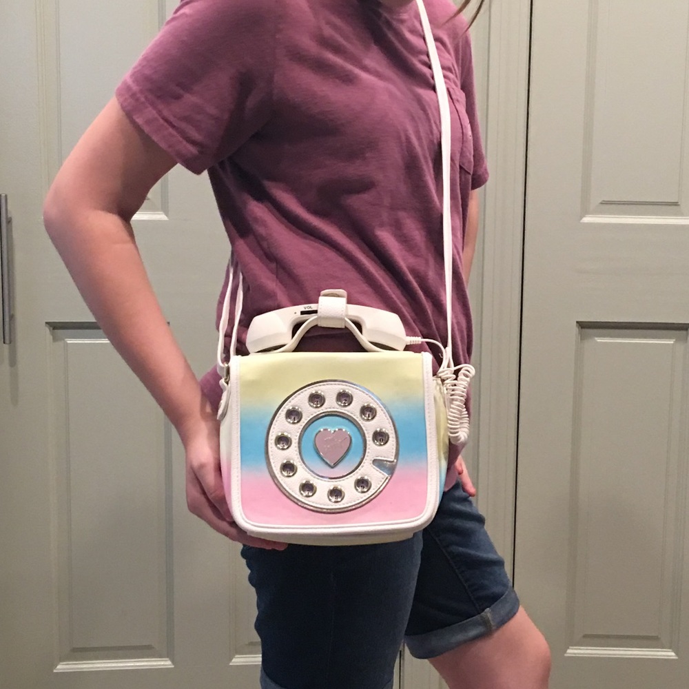 Pastel Rainbow Telephone purse